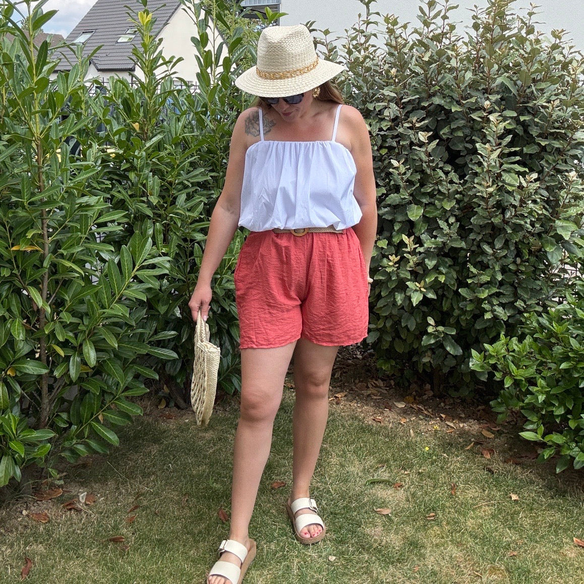 SHORT MARIUS VIEUX ROSE