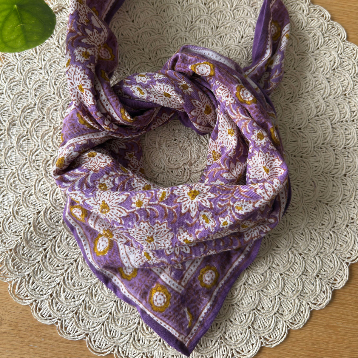 FOULARD DUPATTA CASSIS