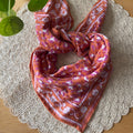 FOULARD LÉOPARD CUIVRE