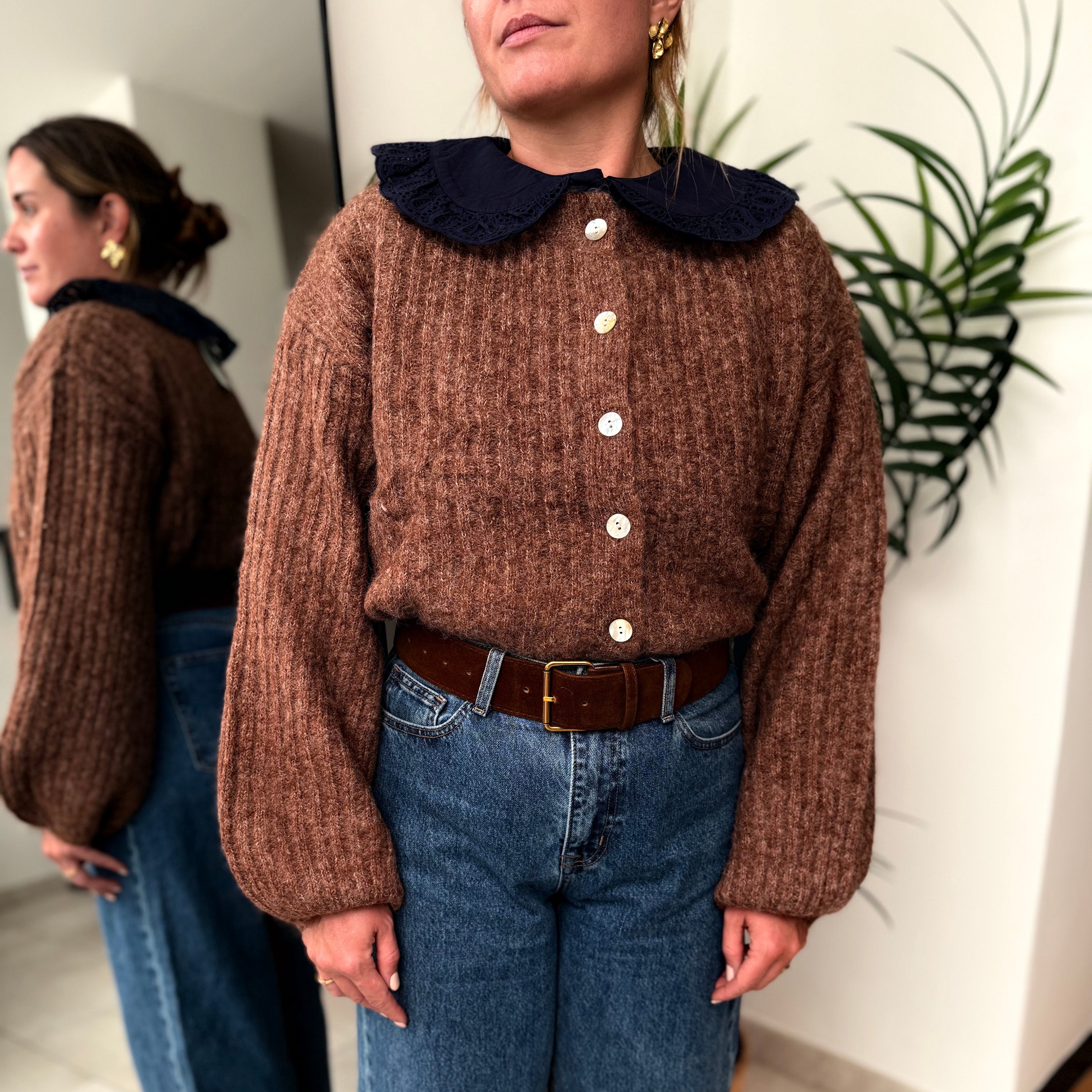 GILET AUGUSTE CAMEL