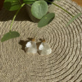 BOUCLES D'OREILLES CAMELIA BLANCHE