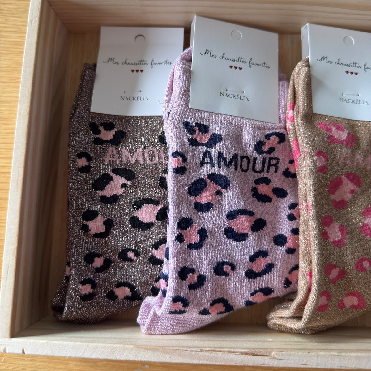 CHAUSETTES AMOUR LEOPARD