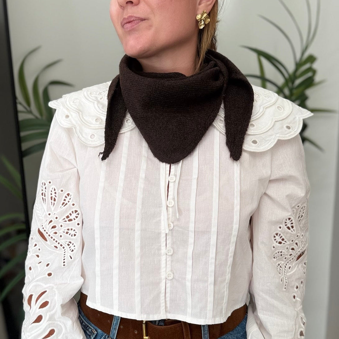 MAILLE TRIANGLE ANATOLE MARRON