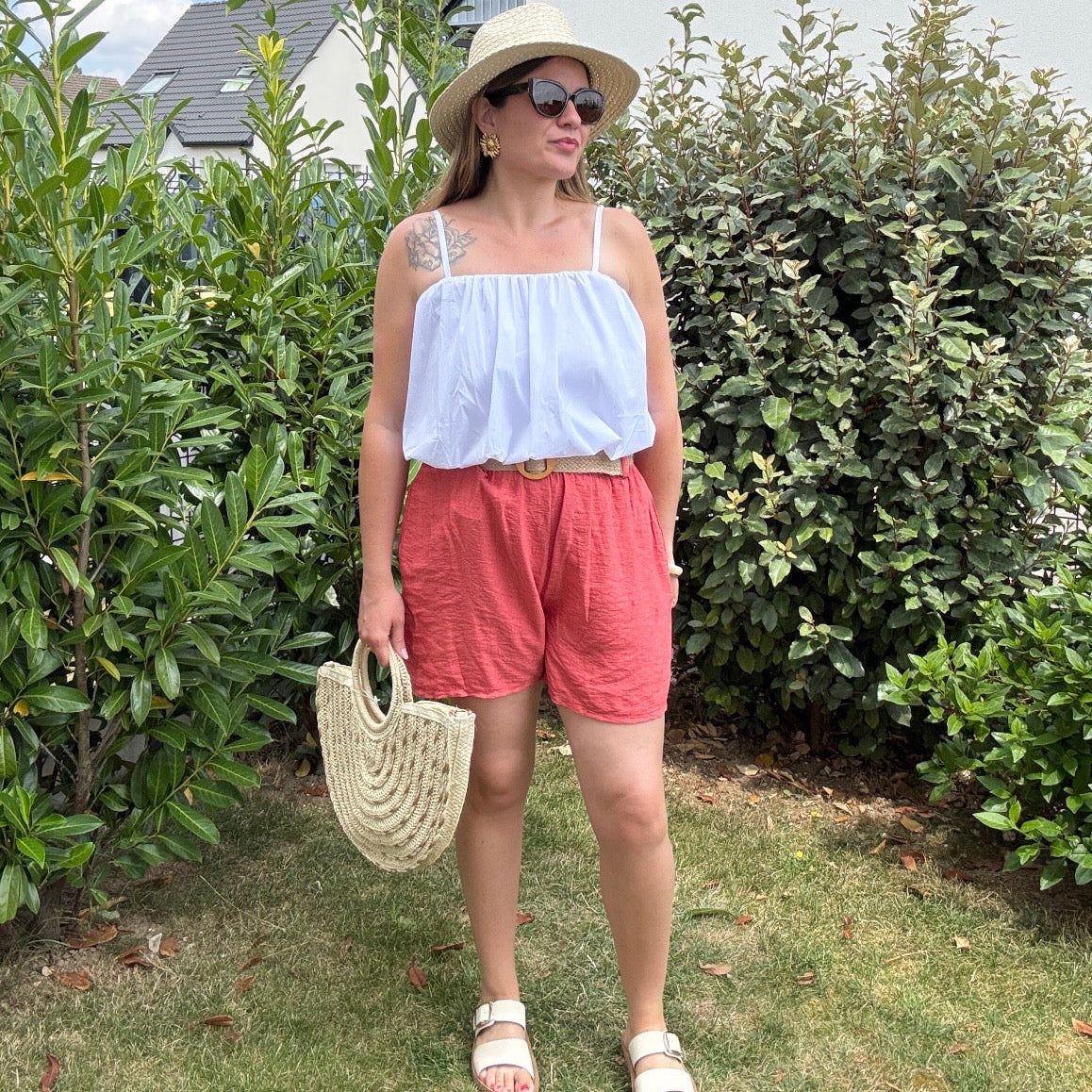 SHORT MARIUS VIEUX ROSE