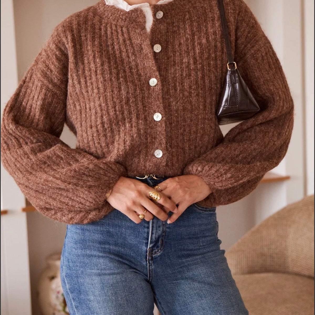 GILET AUGUSTE CAMEL