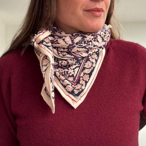FOULARD NALINI INDIGO